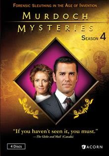 Murdoch mysteries. Season 4 [DVD videorecording] / a Shaftesbury Films Production in association with Granada International ; produced by Laura Harbin, Jan Peter Meyboom, and Stephen Montgomery ; written by Cal Coons, Phi Bedard, Larry Lalonde, Graham Clegg, Paul Aitken, Lori Spring, Carol Hay, Jean Greig, and Alexandra Zarowny ; directed by Cal Coons, Don McCutcheon, Harvey Crossland, Yannick Bisson, John L'Ecuyer, Laurie Lynd, Leslie Hop, and Gail Harvey.