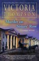 Murder on Sisters' Row : a gaslight mystery  Cover Image